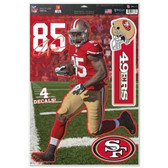 San Francisco 49ers Vernon Davis 11"x17" Multi-Use Decal Sheet