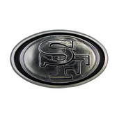 San Francisco 49ers Silver Auto Emblem