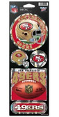 San Francisco 49ers Prismatic Stickers