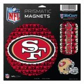 San Francisco 49ers Magnets - 11"x11 Prismatic Sheet