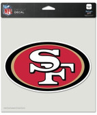 San Francisco 49ers Die-Cut Decal - 8"x8" Color