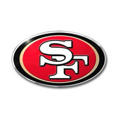 San Francisco 49ers Color Auto Emblem - Die Cut
