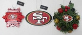 San Francisco 49ers Christmas Ornament Box Set