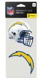 San Diego Chargers Set of 2 Die Cut Decals