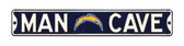 San Diego Chargers Man Cave Street Sign