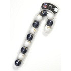 San Diego Chargers Candy Cane Shaped Ball Ornament Set