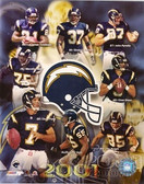 San Diego Chargers 2001 Team 8x10 Photo