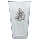 Sail Boat Pint Glass