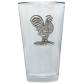 Rooster Pint Glass