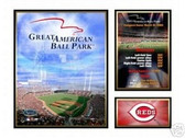Reds Great American Ball Park Inaugural Matted Photo