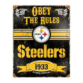 Pittsburgh Steelers Vintage Metal Sign