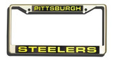 Pittsburgh Steelers Laser Cut Chrome License Plate Frame