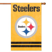 Pittsburgh Steelers 2 Sided Banner Flag