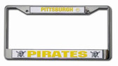 Pittsburgh Pirates Chrome License Plate Frame