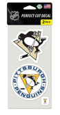 Pittsburgh Penguins Set of 2 Die Cut Decals