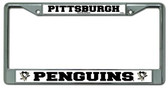 Pittsburgh Penguins Chrome License Plate Frame