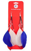 Philadelphia Phillies Team Color Feather Earrings