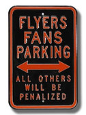 Philadelphia Flyers Penalized Parking Sign