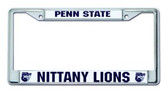 Penn State Nittany Lions Chrome License Plate Frame