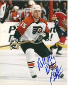 Pat Falloon Philadelphia Flyers Signed 8x10 Photo
