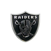 Oakland Raiders Silver Auto Emblem