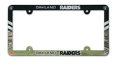 Oakland Raiders License Plate Frame - Full Color