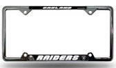 Oakland Raiders Chrome License Plate Frame