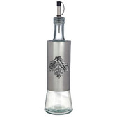 Oak Leaf Pour Spout Stainless Steel Bottle