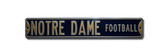 Notre Dame Fighting Irish Notre Dame Football Street Sign