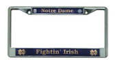 Notre Dame Fighting Irish Chrome License Plate Frame