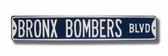 New York Yankees Bronx Bombers Blvd Sign