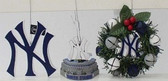 New York Yankees 3 Piece Christmas Ornament Box Set