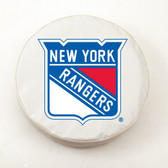 New York Rangers White Tire Cover, Small