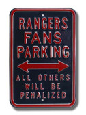New York Rangers Penalized Parking Sign