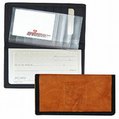 New York Rangers Leather/Nylon Embossed Checkbook Cover