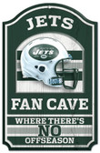 New York Jets Wood Sign - 11"x17" Fan Cave Design