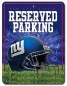 New York Giants Metal Parking Sign