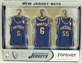 New Jersey Nets Road Jersey Magnet Set