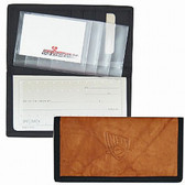 New Jersey Nets Leather/Nylon Embossed Checkbook Cover