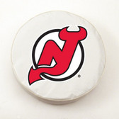 New Jersey Devils White Tire Cover, Small