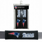 New England Patriots Velour Seat Belt Pads
