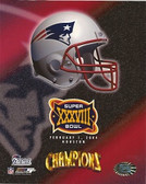 New England Patriots Super Bowl 38 Helmet Photo