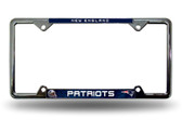 New England Patriots Chrome License Plate Frame 9474652531