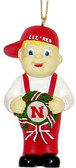 Nebraska Cornhuskers Mascot Wreath Ornament