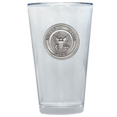 Navy Logo Pint Glass