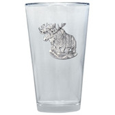 Moose Pint Glass