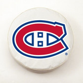 Montreal Canadiens White Tire Cover, Large
