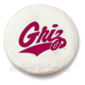 Montana Grizzlies White Tire Cover, Large
