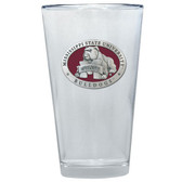 Mississippi State Bulldogs Colored Logo Pint Glass