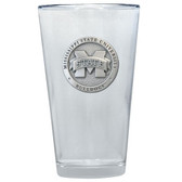 Mississippi State Bulldogs "M" Logo Pint Glass